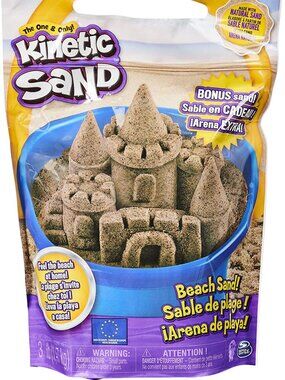 Brown Kinetic Sand Beach Bag Made with Natural Sand 3 LB 1.36 kg